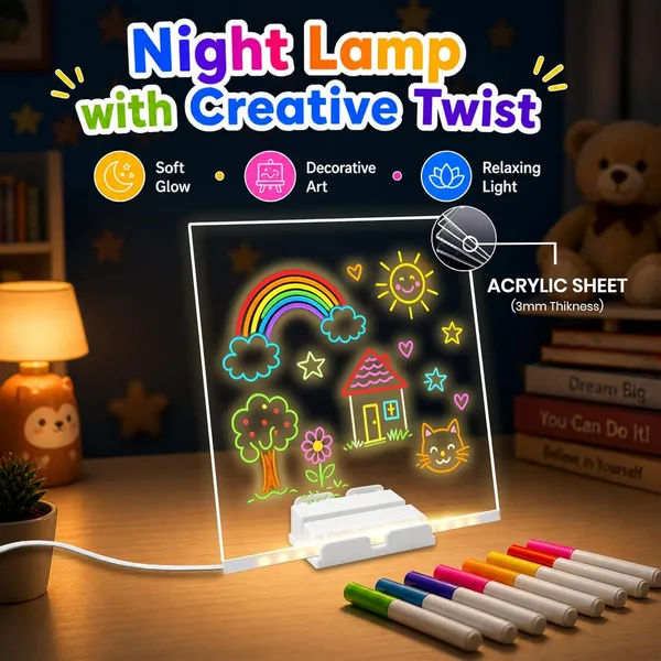 LED_Acrylic_Writing_&_Drawing_Board_–_Reusable_Glow_Message_Board_20X20
