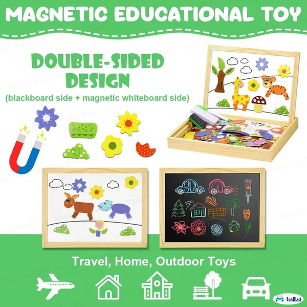 Wooden_Magnetic_Puzzle_Board_for_Kids_–_Double-Sided_Whiteboard_&_Blackboard_Educational_Learning_Toy_with_Marker_&_Magnetic_Pieces
