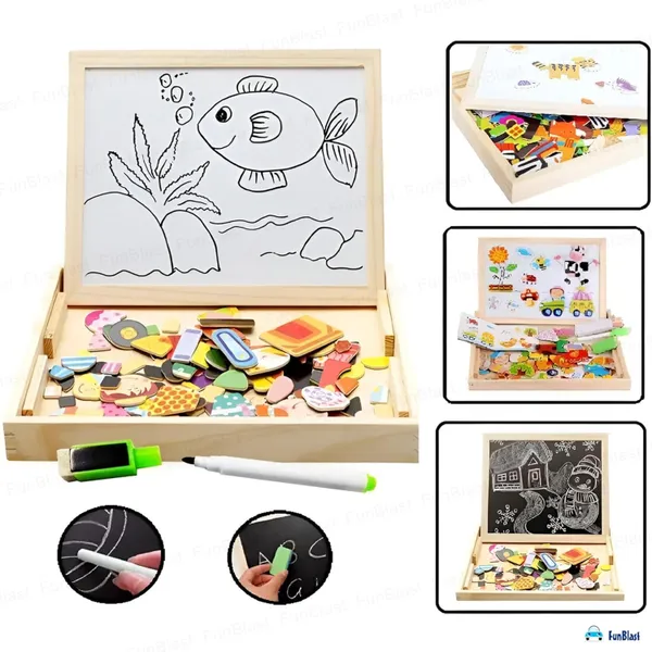 Wooden_Magnetic_Puzzle_Board_for_Kids_–_Double-Sided_Whiteboard_&_Blackboard_Educational_Learning_Toy_with_Marker_&_Magnetic_Pieces