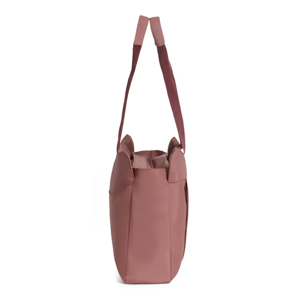 Trendy_Peach_Nylon_Tote_Bag_For_Women_Lightweight_Shoulder_Handbag_With_Spacious_Compartments,_Durable_Straps_&_Water-Resistant_Design_Ideal_For_Office,_Travel,_Gym,_Or_Everyday_Use