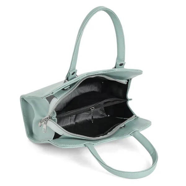 Stylish_Green_Leather_Handbag_For_Women_Elegant_Shoulder_Tote_Purse_With_Dual_Handles,_Trendy_Office_&_Casual_Bag,_Lightweight_Designer_Crossbody_Satchel
