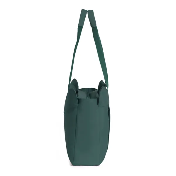 Trendy_Green_Nylon_Tote_Bag_For_Women_Lightweight_Shoulder_Handbag_With_Spacious_Compartments,_Durable_Straps_&_Water-Resistant_Design_Ideal_For_Office,_Travel,_Gym,_Or_Everyday_Use
