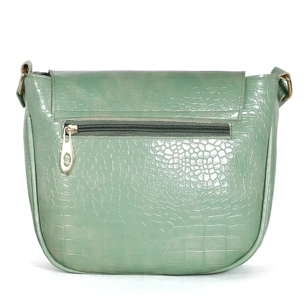 Stylish_Mint_Green_Crocodile_Pattern_Sling_Bag_For_Women