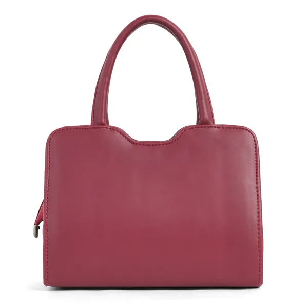Stylish_Maroon_Leather_Handbag_For_Women_Elegant_Shoulder_Tote_Purse_With_Dual_Handles,_Trendy_Office_&_Casual_Bag,_Lightweight_Designer_Crossbody_Satchel