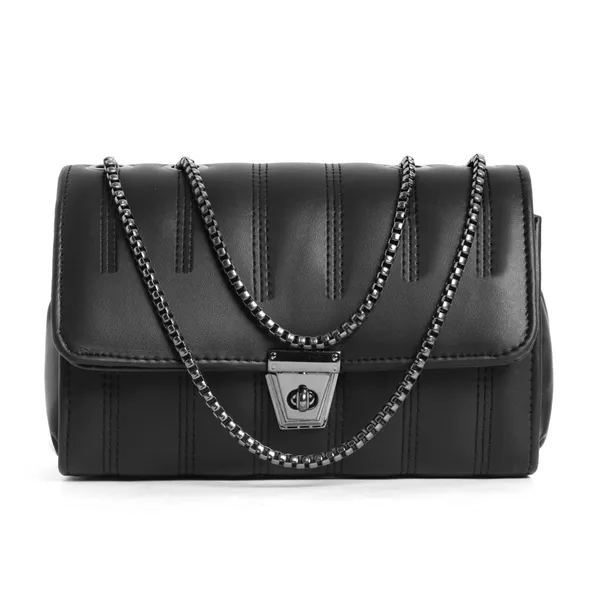 Elegant_Black_Quilted_Shoulder_Bag_For_Women