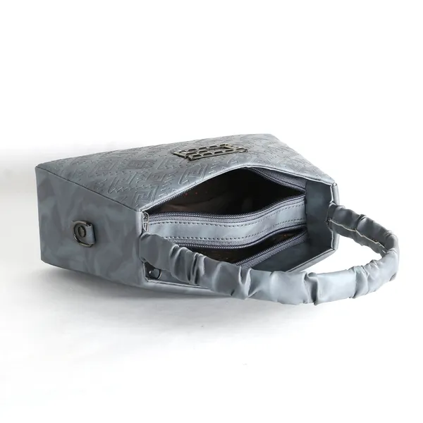 Elegant_Grey_Designer_Shoulder_Bag_For_Women_With_Embossed_Pattern_&_Metal_G_Logo