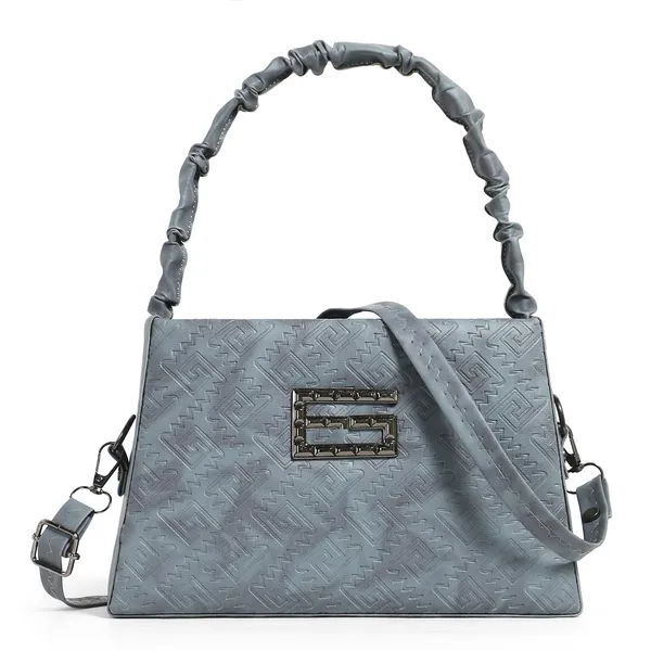 Elegant_Grey_Designer_Shoulder_Bag_For_Women_With_Embossed_Pattern_&_Metal_G_Logo