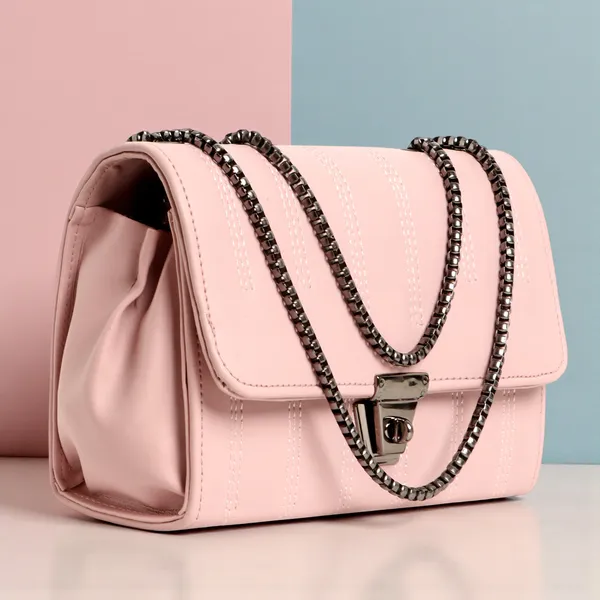 Elegant_Pink_Quilted_Shoulder_Bag_For_Women