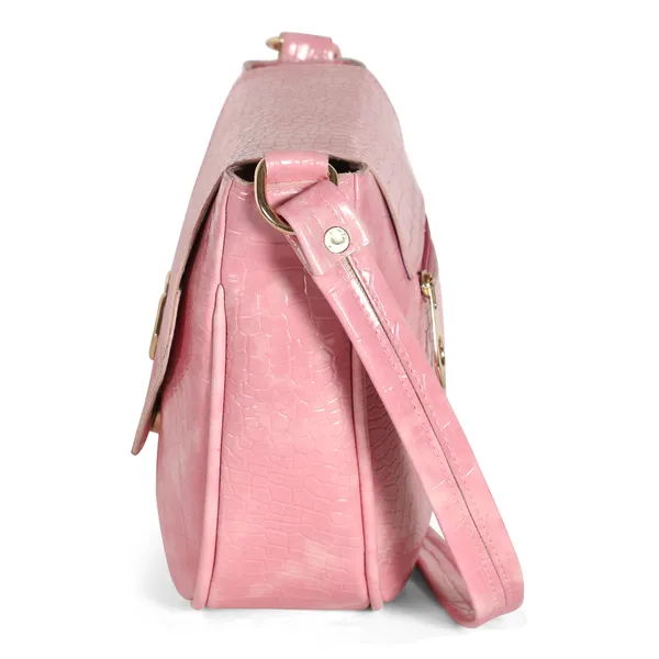 Stylish_Mint_Pink_Crocodile_Pattern_Sling_Bag_For_Women