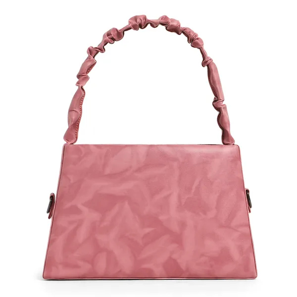 Elegant_Peach_Designer_Shoulder_Bag_For_Women_With_Embossed_Pattern_&_Metal_G_Logo