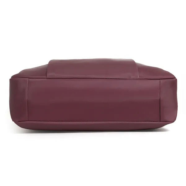 Trendy_Maroon_Nylon_Tote_Bag_For_Women_Lightweight_Shoulder_Handbag_With_Spacious_Compartments,_Durable_Straps_&_Water-Resistant_Design_Ideal_For_Office,_Travel,_Gym,_Or_Everyday_Use