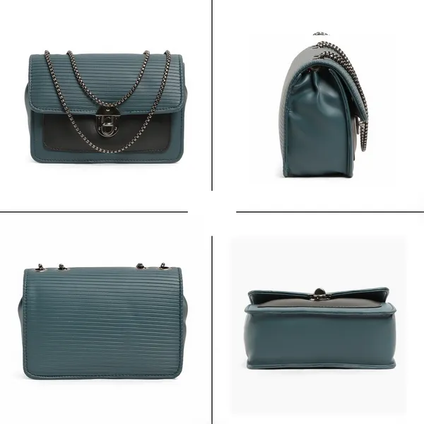 Elegant_Blue_Quilted_Shoulder_Bag_For_Women