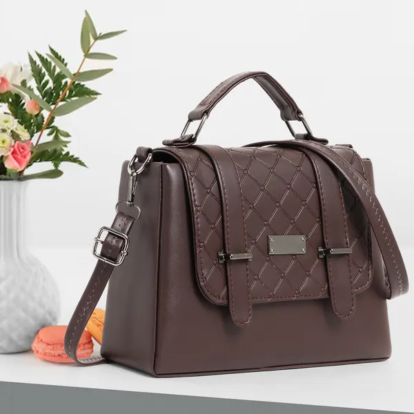 Classic_Coffee_Quilted_Leather_Handbag_For_Women_With_Adjustable_Strap_&_Top_Handle