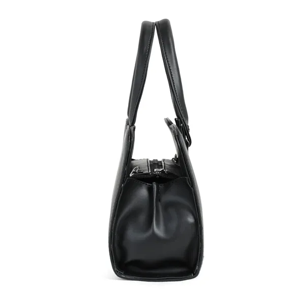 Stylish_Black_Leather_Handbag_For_Women_Elegant_Shoulder_Tote_Purse_With_Dual_Handles,_Trendy_Office_&_Casual_Bag,_Lightweight_Designer_Crossbody_Satchel
