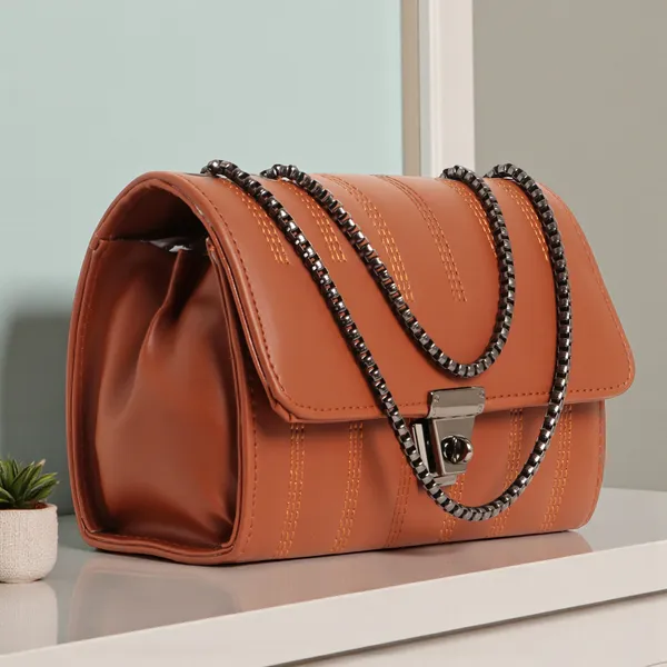 Elegant_Tan_Quilted_Shoulder_Bag_For_Women