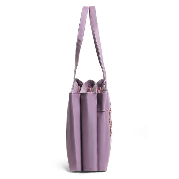 Trendy_Purple_Leather_Tote_Bag_For_Women_Spacious_Shoulder_Handbag_With_Dual_Zipper_Pockets,_Stylish_Office_&_Casual_Carryall_Purse,_Lightweight_Everyday_Travel_Bag