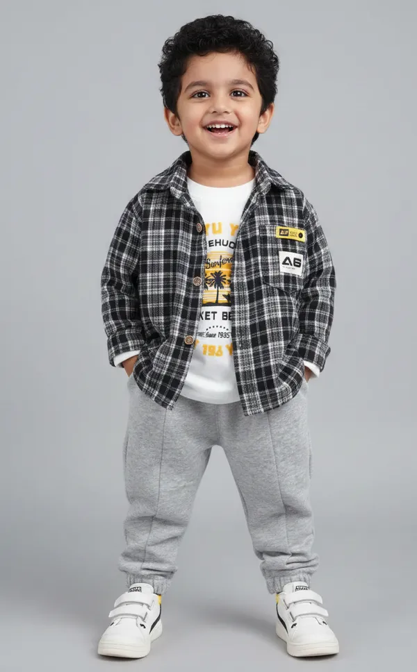 Black_Grey_Smart_Casual_Waffle_Pullover_&_Jeans