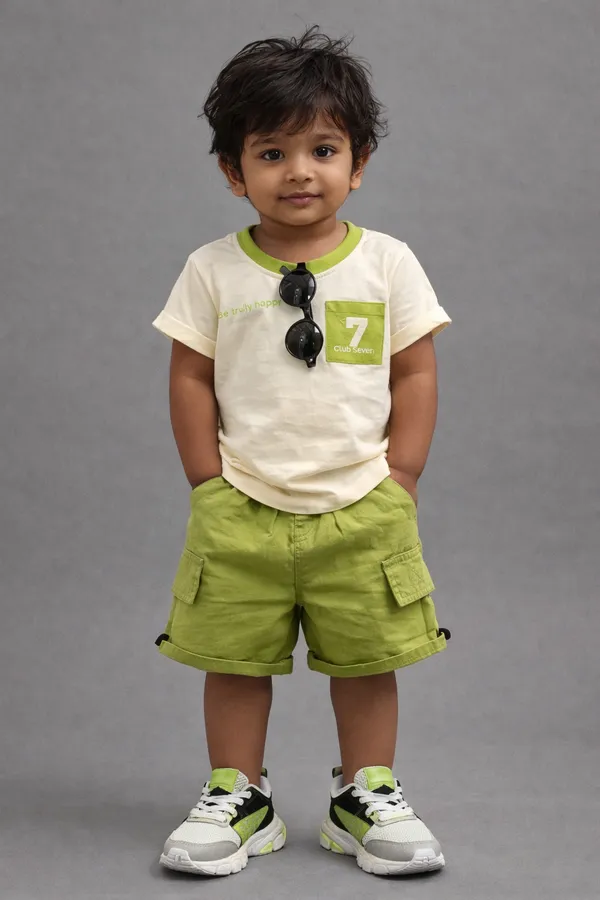 Mini_Mood_Summer_Set-_Half_Sleeve_T-shirt_with_7_and_text_print_&_Short_Set_-_Multi_Colour