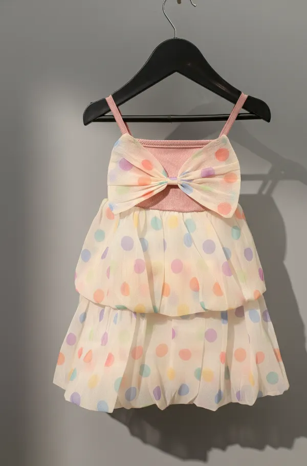 Multicolor_Mix_Blend_Baby_Girl'S_Dress
