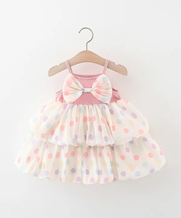 Multicolor_Mix_Blend_Baby_Girl'S_Dress