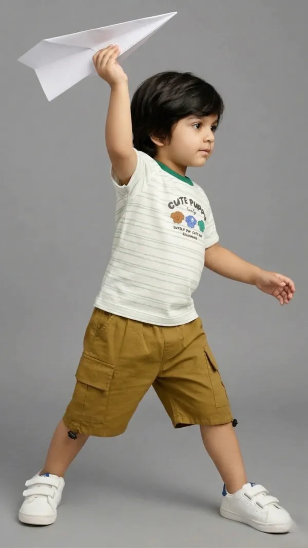 Tiny_Trend_-Half_Sleeves_T-Shirt_with_Cute_Puppy,_Dog_Faces_Printed_&_Short_Set_Multi_colour