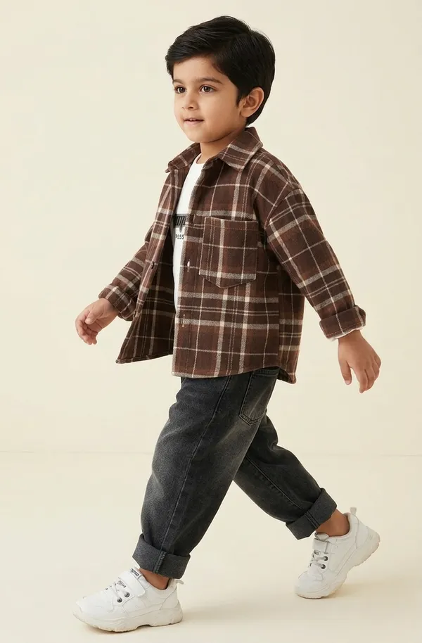 Dark_Brown_Trendcraft_Waffle_Pullover_Denim_Pair