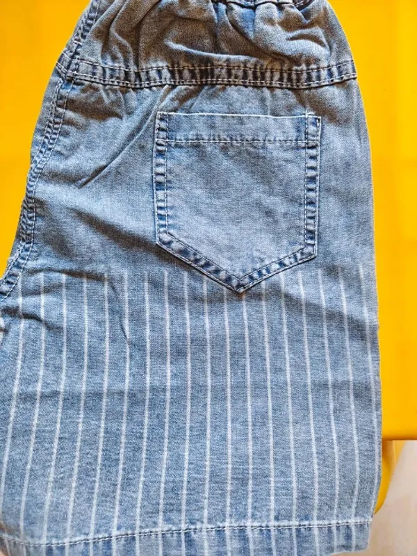Blue_Cotton_Tshit,_Denim_Shirt_And_Denim_Shorts