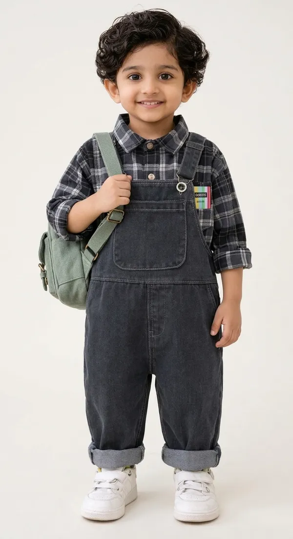 Grey_Cotton_Dungarees