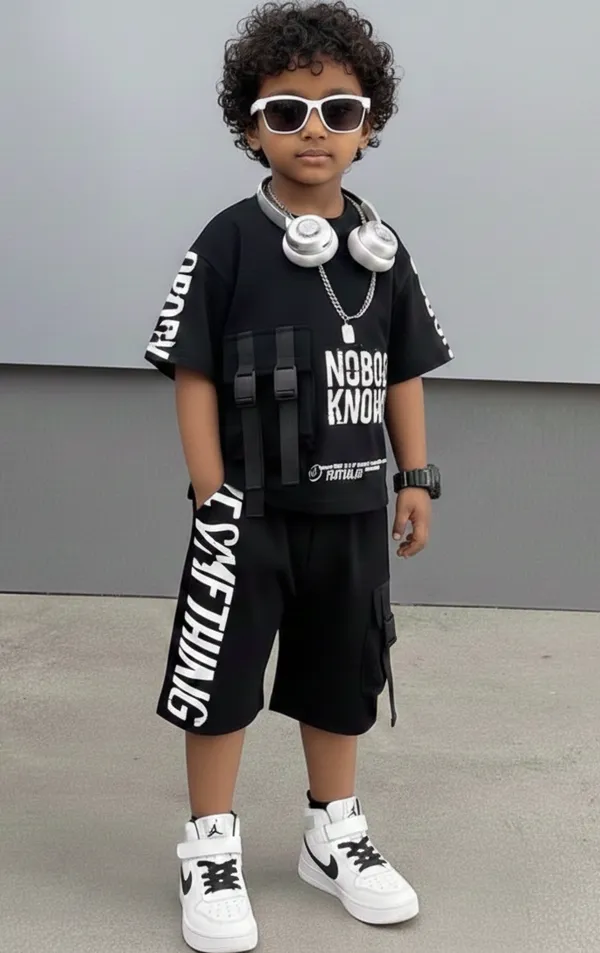 Black_Cotton_Tshirt_And_Black_Short