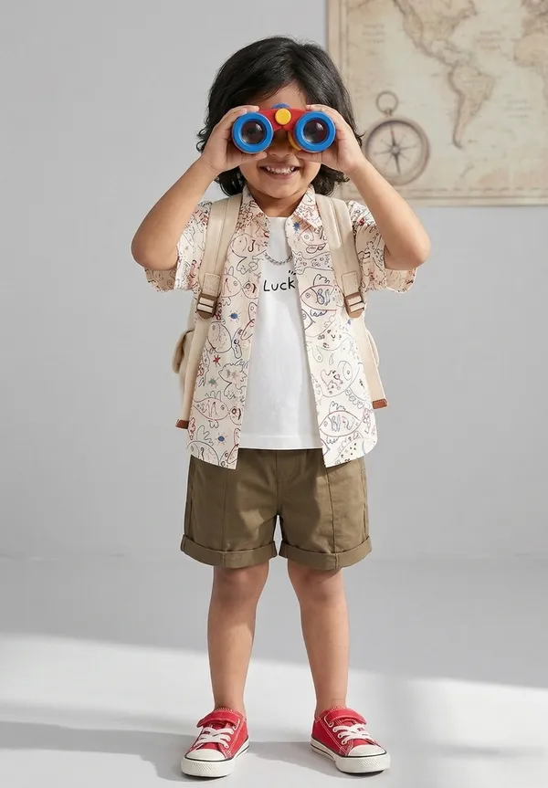 Elegant_Blush_Summer_Half_Sleeves_Printed_Shirt_&_Short_With_Inner_Tee_Multicolour_Set