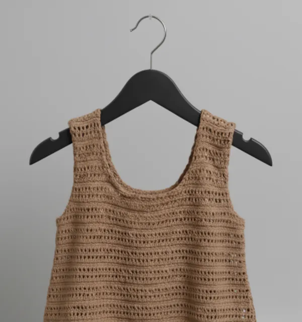 Brown_Cotton_Knitted_Vest_And_Long-Sleeve_Top_Set