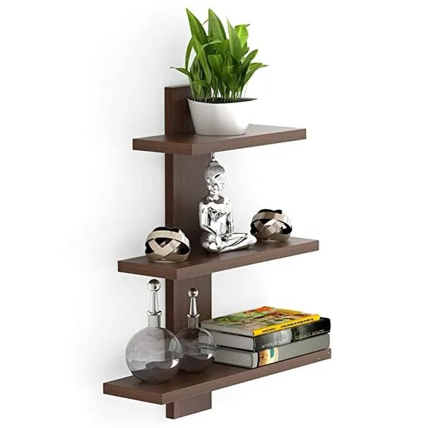 Tree_Style_Wall_Shelf_3_tierBlack_in_Colour