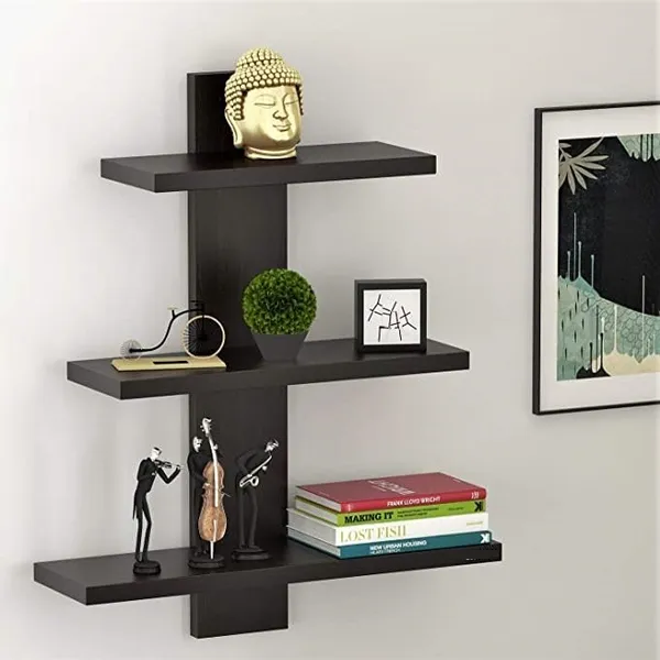 Tree_Style_Wall_Shelf_3_tierBlack_in_Colour