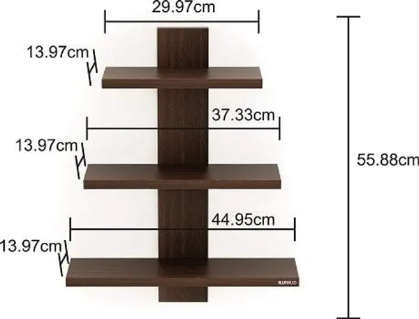 Tree_Style_Wall_Shelf_3_tierBlack_in_Colour
