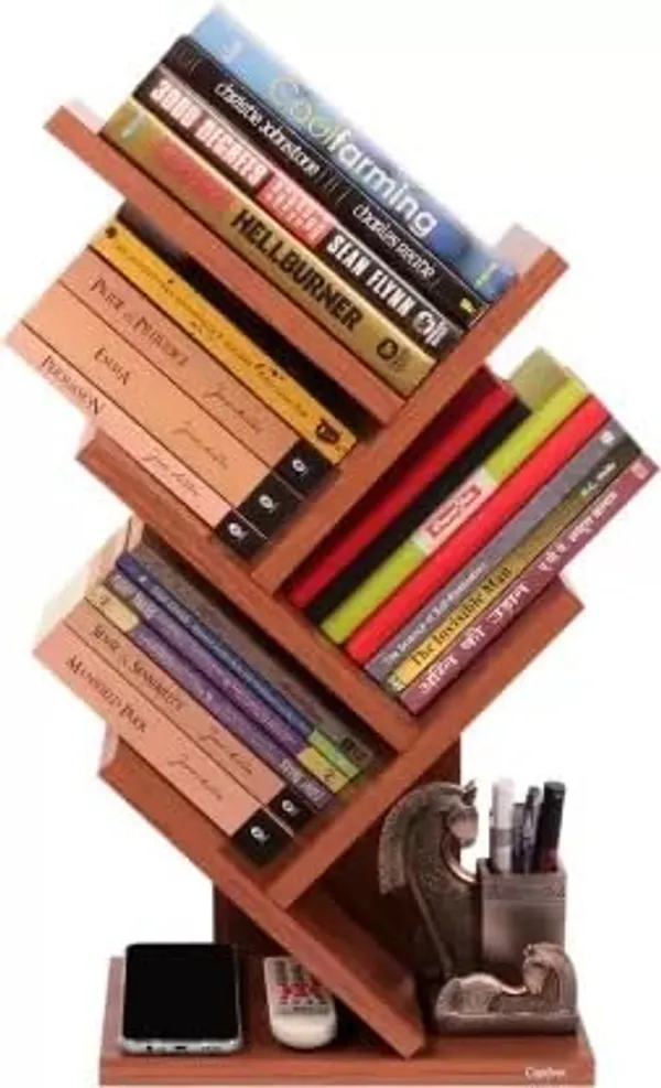 Dark_Teak_Tree_shaped_Book_shelf_for_modern_homes