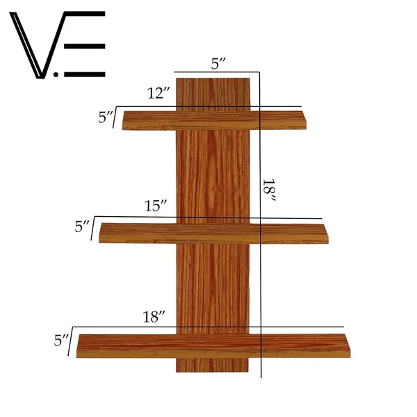 Tree_Style_Wall_Shelf_3_tier_Teak_natural_Colour