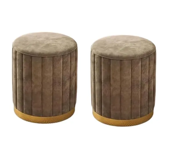 Brown_Round_Ottoman_For_Home_(Pack_Of_2)_