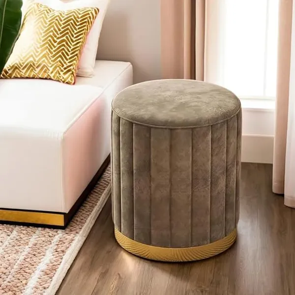 Brown_Round_Ottoman_For_Home_(Pack_Of_2)_