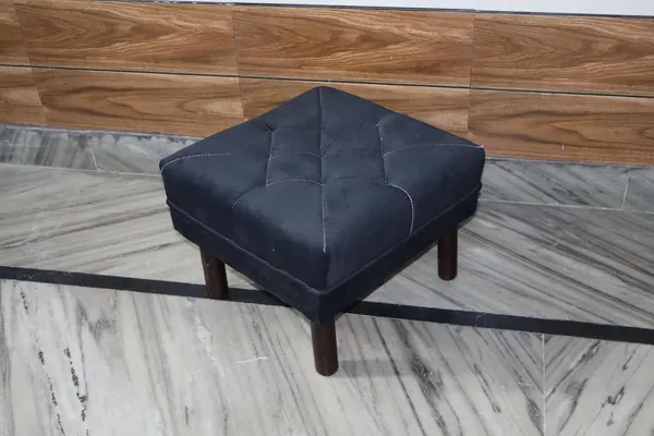 Ottoman_Square_Black_Coloured_Stool_for_Home_