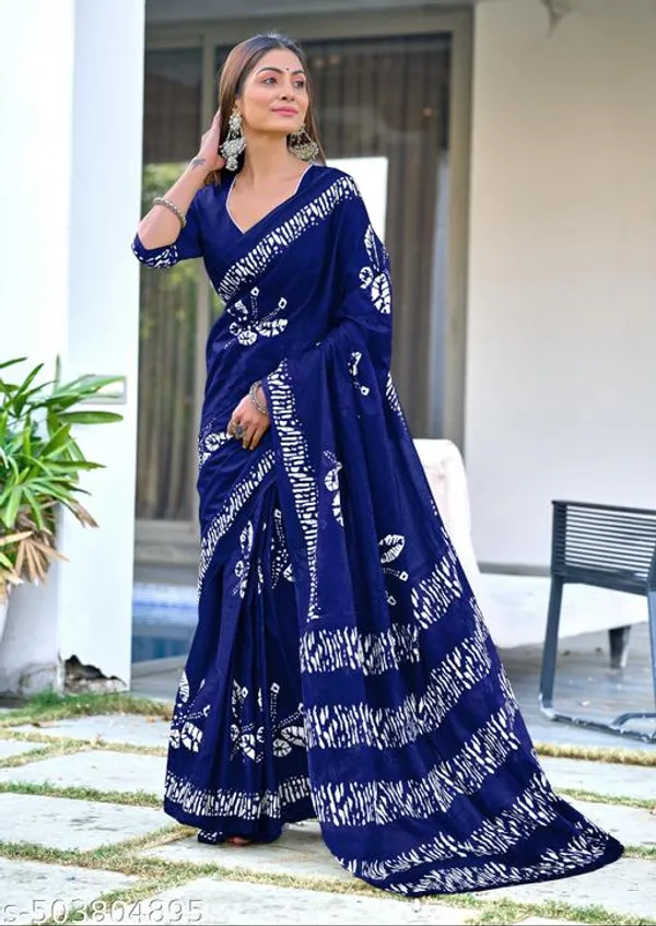 Multicolor_Bagru_Block_Print_Cotton_Saree_For_Women_&_Girls