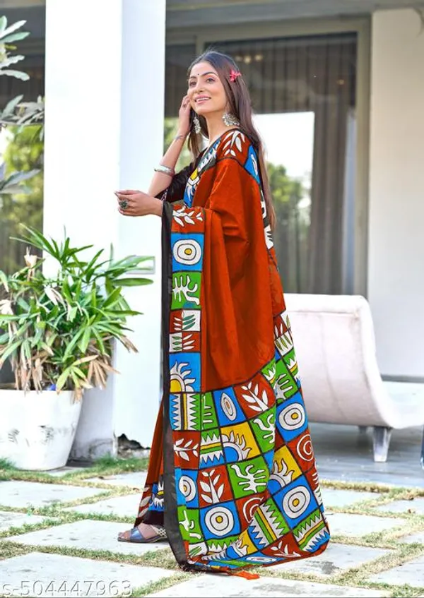 Multicolor_Bagru_Block_Print_Cotton_Saree_For_Women_&_Girls