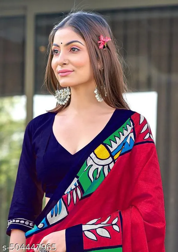 Multicolor_Bagru_Block_Print_Cotton_Saree_For_Women_&_Girls