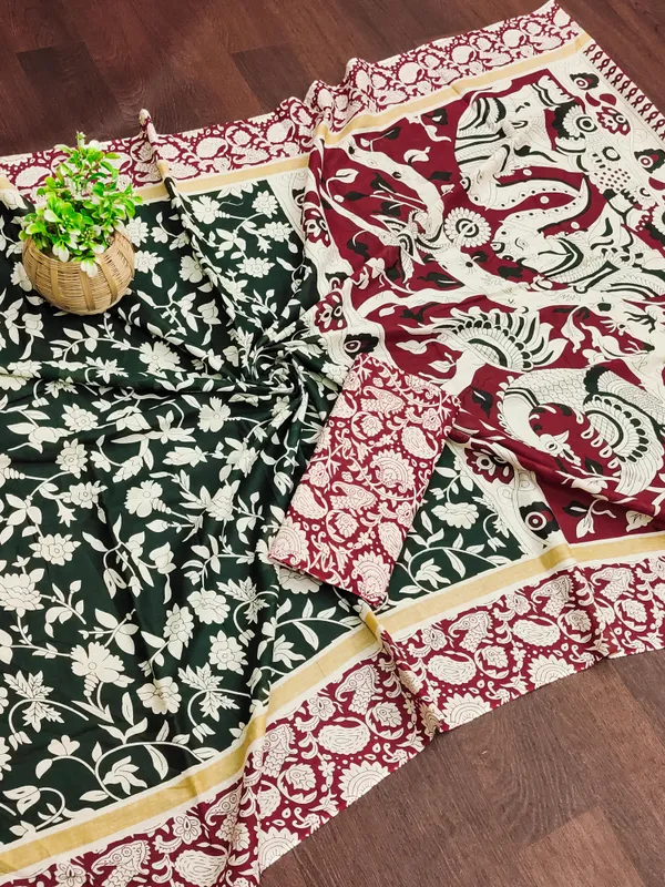 Botni-Green_Saree_For_Women