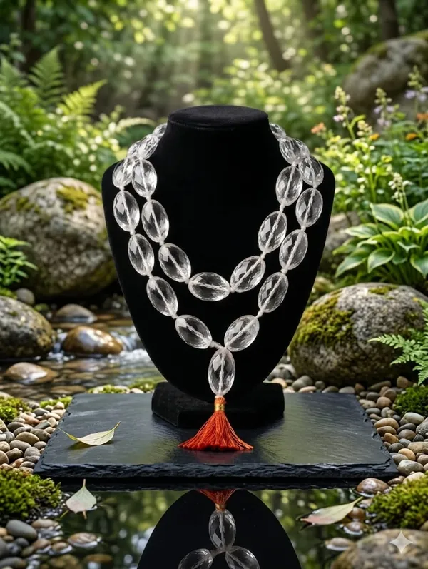 33_Beads_Oval_Shape_Sphatik_Mala