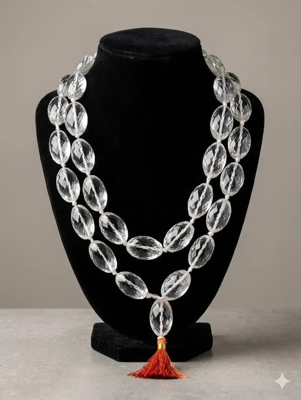 33_Beads_Oval_Shape_Sphatik_Mala