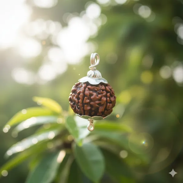 Brown_6_Mukhi_Nepali_Natural_Rudraksha_German_silver_Locket
