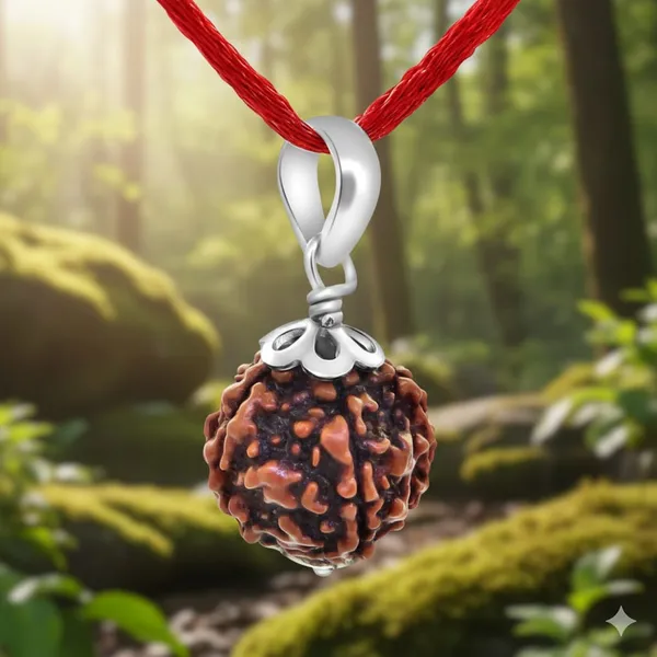 Brown_6_Mukhi_Nepali_Natural_Rudraksha_German_silver_Locket