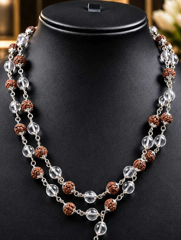 Sphatik_with_Rudraksha_Mala