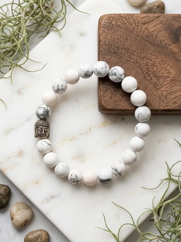 White_Howlite_Bracelet