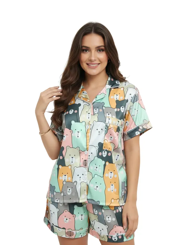 Printed_Ladies_Multicolor_Silk_Graphic_Print_Night_Suit